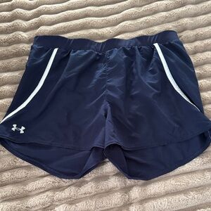 Under Armour Women's Navy Blue Athletic Shorts